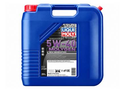 Huile moteur LIQUI MOLY Molygen Nouvelle Génération 5W-40 - 1 L / 5 L - 8576, 8536, 21329
