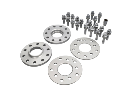 轮毂垫片 7 毫米和 15 毫米套件，适用于保时捷 5/130 螺柱图案，带长螺栓 *DesignTek - 3608000115, 3608000007, 3608100018, 3608100007, 3608300003