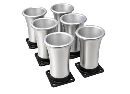 Velocity Stack Set Silver for Rennen ITB. Porsche 911