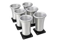Velocity Stack Set Silver for Rennen ITB. Porsche 911