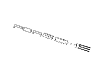P O R S C H E - Chrome Badge. Porsche 911 1966-73 - 901.559.301.23, 90155930123, 901.559.301.22, 90155930122, 90155930123