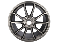20' GT4 Alloy Wheels in Platinum (satin-gloss). Original Porsche - 98104460302, 00004460719 20' GT4 Alloy Wheels in Platinum (satin-gloss). Original Porsche - 98104460302, 00004460719