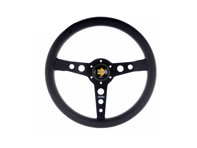 Prototipo stuurwiel - zwart / zwart leer - Momo - M11111525211R