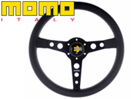 Volante prototipo - nero / pelle nera - Momo - M11111525211R Volante prototipo - nero / pelle nera - Momo - M11111525211R