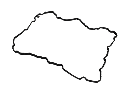 Oil pan gasket. Porsche 982 Boxster / 982 Cayman - 9A210733702, 9A210733700, 821.090