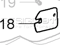 Front bumper retaining plate. Porsche 970 Panamera - 97050532500, 97050532600 Front bumper retaining plate. Porsche 970 Panamera - 97050532500, 97050532600