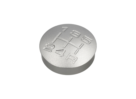 Schaltknaufeinsatz Alu graviert für Porsche Boxster / 944 / 924 - 931424075001AJ - GI944