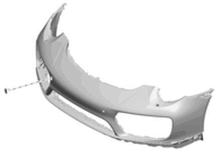 Paraurti anteriore. Porsche 991.2 Turbo 2017>> - 99150591200, 99150591201 Paraurti anteriore. Porsche 991.2 Turbo 2017>> - 99150591200, 99150591201