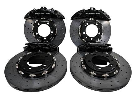 Kit de discos y pinzas de freno de gran tamaño de cerámica de carbono. Porsche 993 - 99335104301, 99335104401, 99335104510, 99335104610, 99335142100, 99335142200, 99335142120, 99335142220, 99335142510, 99335142610, 99335204102, 99335204500, 99335204600, 99335242100, 99335242200, 99335242510, 99335242610, 99335242121, 99335242221 - 9M993CCKIT
