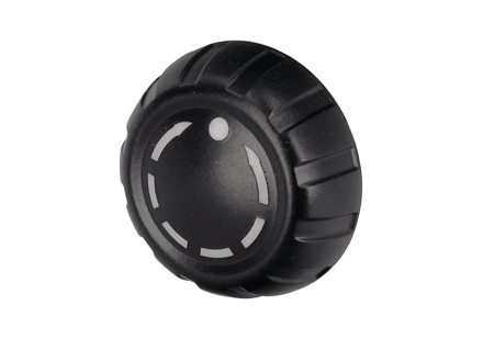 Drehknopf RECHTS für Radio-Steuerung. Porsche 987.1 Boxster / 987C.1 Cayman / 997.1 - 95564295200, 99764220200A05, 99764220201A05