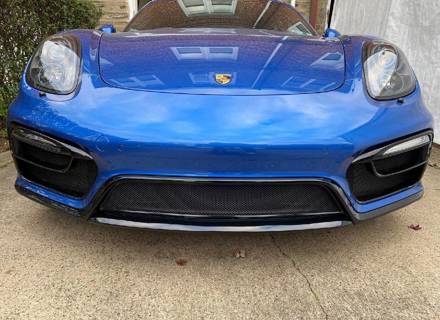 Kit complet de grille de pare-chocs avant en treillis métallique. Porsche 981 Boxster GTS / 981 Cayman GTS - 981GTSFront