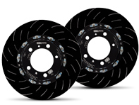 EBC Racing Dischi freno posteriori SLOTTED flottanti in due pezzi per Porsche - 38007063, 38007064, 99135140581, 99135140681, 99135140682 - SG2F012 EBC Racing Dischi freno posteriori SLOTTED flottanti in due pezzi per Porsche - 38007063, 38007064, 99135140581, 99135140681, 99135140682 - SG2F012