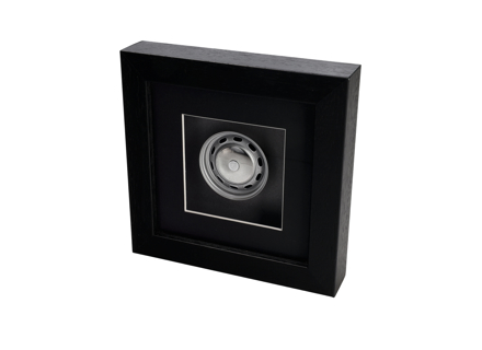 Modello di ruota in acciaio 911 Porsche Art - Scatola incorniciata scala 1:8