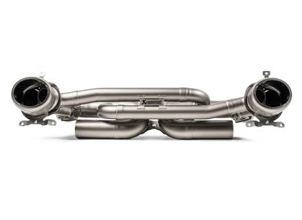 Akrapovic Slip-On racelijn (titanium). Porsche 992 Carrera / S / 4 / 4S / Cabriolet - 992251053A, 992298019A