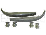 Parachoques delantero (no soldado) con soportes. Porsche 356 - 356A (1952-59) - 64450501100, PP125, P125 Parachoques delantero (no soldado) con soportes. Porsche 356 - 356A (1952-59) - 64450501100, PP125, P125