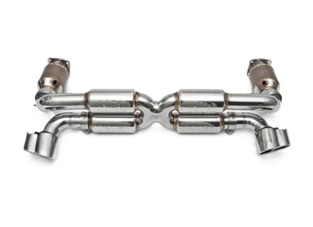 Sistema di scarico Fabspeed Supersport X-Pipe da 70 mm. Porsche 996 GT2 (2001-2005) - 99611198775, 99611198777 - FS.POR.996GT2.SSX
