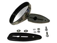 Buitenspiegel rond Durant Style met rand. Porsche 911 1968-71 - 90173111101 - 1689100400, URO-004082, EP090748, 911278 Buitenspiegel rond Durant Style met rand. Porsche 911 1968-71 - 90173111101 - 1689100400, URO-004082, EP090748, 911278