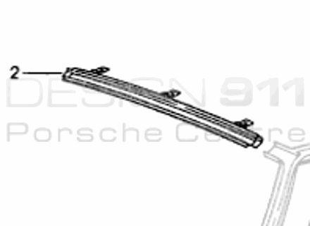 Dachfrontplatte. Porsche 993 1994-98 - 99350214300GRV Dachfrontplatte. Porsche 993 1994-98 - 99350214300GRV