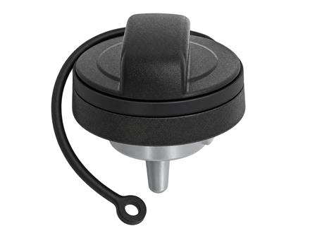 Fuel tank cap with retaining strap. Porsche 981 Boxster / 981 Cayman / 991 / 718 Boxster / 718 Cayman - 99120124100, 99120124101