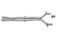 Exhaust resonator bypass x-pipe. Porsche Panamera 970 GTS - 97011191364, 97011191365 Exhaust resonator bypass x-pipe. Porsche Panamera 970 GTS - 97011191364, 97011191365