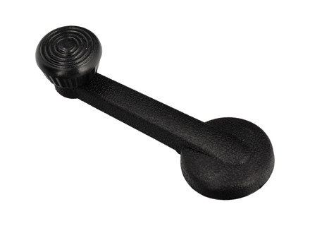 Poignée de fenêtre, Zinc, Noir. Porsche914 - 111837581J, 1138375813 - 8188300200