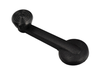 Poignée de fenêtre, Zinc, Noir. Porsche914 - 111837581J, 1138375813 - 8188300200