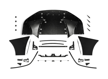 Front bumper lower splitter kit. Porsche 991.1 GT3 RS Front bumper lower splitter kit. Porsche 991.1 GT3 RS