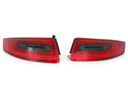 Indicatore di direzione posteriore fumè/rosso V2 con lampadine LED per Porsche 997 Indicatore di direzione posteriore fumè/rosso V2 con lampadine LED per Porsche 997