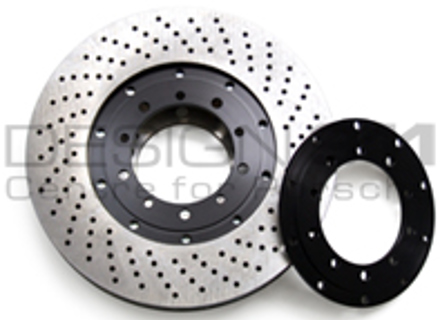 Remschijf naaf adapter kit voor turbo remschijf 332mm x 32mm Upgrade Kit voor Porsche 911