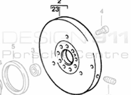Schwungrad. Porsche 944 1982-85
