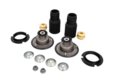 Rear Shock Absorber Top Mount & Overhaul Kit. Porsche 987 Boxster 2006-08 without PASM - PAF103353, 99734310700, 98733305900, 98633350902, 98633350402, 98633350403, 98633330100, 98633350501