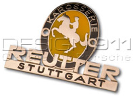 Reutter-insigne, 1950 tot 1953. Porsche 356 - PSP72300100, PCG72300100