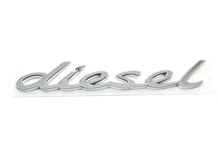 DIESEL - Chrome door badge for Porsche 970 Panamera - 97055925500 DIESEL - Chrome door badge for Porsche 970 Panamera - 97055925500
