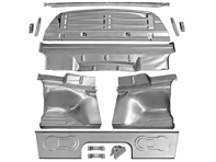ACHTERBANK SECTIE KIT PORSCHE 911 1972-89 915 VERSNELLINGSBAK - 91150195200, 91150199000, 91150199100, 1680250310, 91151203585, 90150308140, 91150195150, 91150208100, 91150100020