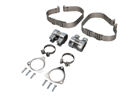 Kit de montaje de escape Porsche 997 Carrera 3.6L / 3.8L MKII - 99711111330, 90091000303, 99711311931, 90006736201, 99711122030, 99711124030, 90007536502, N01024426, N  01024426