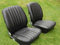 Restauratieset voorstoelen (2 stoelen). Porsche 356 1959-65 - 644521BK Restauratieset voorstoelen (2 stoelen). Porsche 356 1959-65 - 644521BK
