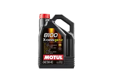 MOTUL 8100 X-CESS GEN2 5W-40 engine oil 5ltr - 109776 MOTUL 8100 X-CESS GEN2 5W-40 engine oil 5ltr - 109776