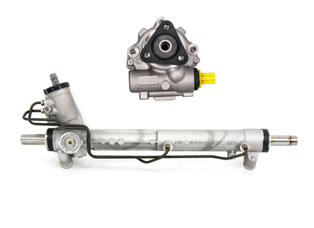 Lenkgetriebe und Servopumpe. Porsche 986 Boxster / 996 Carrera Rechtslenker - 411091500322, 99631405002, 99631405003, 99631402004, 99631402005, 99731402000, 99634701210, 99634701208, 99634701205, 96347012087, 99634701204, 99634701207, 99634701206