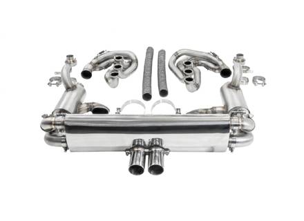 CARGRAPHIC GT Sport Exhaust System Backdate With ID45 GT Manifold Set, Heating, No Valves GT3 Look. Porsche 964 Carrera 2/4/RS - 96411104504, 96411104605, 96411104502, 96421103905, 96421103932, 96421104004