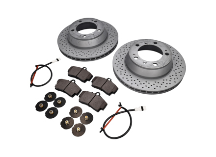 REAR Brake Pads + Brake Disc Package. Porsche 996 1997-04 Sebro - 99635240104, 98635293911, 99635208602, 99635208600, 99661236501 REAR Brake Pads + Brake Disc Package. Porsche 996 1997-04 Sebro - 99635240104, 98635293911, 99635208602, 99635208600, 99661236501