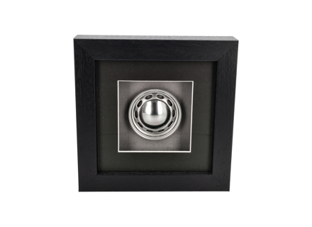 Modèle de roue en acier 356 fait main à l'échelle 1:8 avec enjoliveur - Assemblé à la main et encadré - 35668021, 64468101, 6446810110, 6446810111, 644681101, PCG36100200 - BFWH356AOPEN