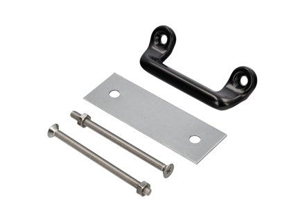 Gancio di bloccaggio della cinghia del sedile posteriore, nero. Porsche 911 1965-79 - 90155580120, 477885761, 477885761A - A167588774, C781A, 1689550200 Gancio di bloccaggio della cinghia del sedile posteriore, nero. Porsche 911 1965-79 - 90155580120, 477885761, 477885761A - A167588774, C781A, 1689550200