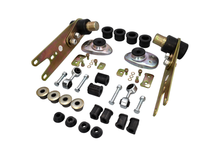 Suspension rebuild kit using standard shore bushes. Porsche 911 / 911 turbo 1977 - 1985 - 91134101800, 91150193300, 91150193400, 99952310301, 90006706302, 91134379203, 90133105900, 477411313B, 477411313N, 93033307100, 93033307101, 93033307200, 93033307201, 90008203502, 90091004602, 99908443909, 99908444509, 99908444501, N0101563, PCG01015630, 91134190101, 91134190201, 93034190101, 93034190201, 91133300900, 91133300905, 91133352100