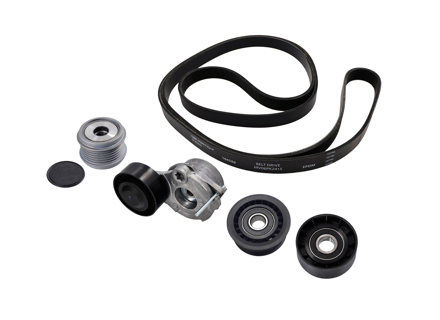 Drive Belt and Pulley Kit. Porsche 95B.1 Macan Diesel - 958903137, 95510211801, 95510211921, 958903133, 94660395500/1