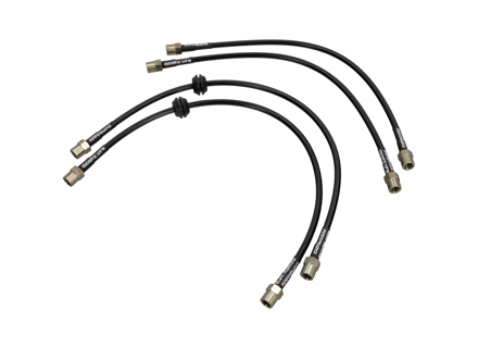 Stainless steel brake hoses. Porsche Cayenne (955) Turbo 4.5L 2002>> - DHK819