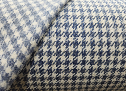 Tissu classique Pepita Porsche Houndstooth, Noir / Blanc Tissu classique Pepita Porsche Houndstooth, Noir / Blanc