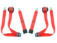 Retractable 3-point inertia reel front seat belts SWB Porsche 911/ 912 - 912 - SA-5057 Retractable 3-point inertia reel front seat belts SWB Porsche 911/ 912 - 912 - SA-5057