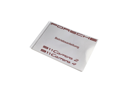 Manual del conductor del Porsche 911 (964) Carrera 2/4, MY 91, en alemán - WKD96401091