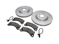Front brakes disc and brake pads package Porsche Macan 3.0L - 95B615301T, 95B615302R, 971698151AD, 95B907253 Front brakes disc and brake pads package Porsche Macan 3.0L - 95B615301T, 95B615302R, 971698151AD, 95B907253