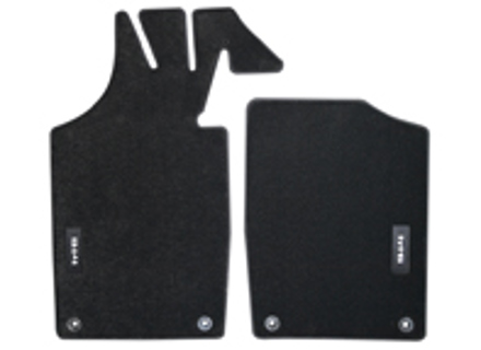 Fußmatten, Satz, schwarz, Nubuk-Kanteneinfassung für Porsche 914 - 91455102300 Fußmatten, Satz, schwarz, Nubuk-Kanteneinfassung für Porsche 914 - 91455102300